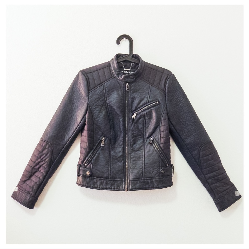 Bernardo Faux Leather Jacket